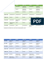 Horarios Telesecundaria