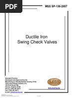 MSS SP 136 Ductile Iron Swing Check Valves 2007 PDF