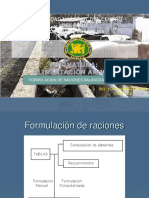 FORMULACION de Raciones Balanceadas