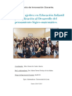 Proyecto de Innovación Docente - Iniciación Al Ajedrez en Educación Infantil