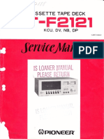 Pioneer ct-f2121-sm PDF