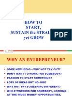 How To Start and Sustain Growth