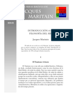 Maritain, Jacques - 06 - Introducción A La Filosofía Del Ser PDF