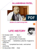 Sardar Vallabhbhai Patel: Builder of A Steel Strong India