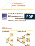 Slides For Chapter 17: Distributed Transactions: Distributed Systems: Concepts and Design