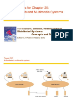 Slides For Chapter 20: Distributed Multimedia Systems