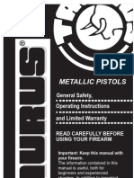 Taurus Metallic Pistol Manual