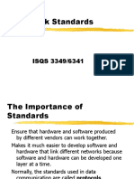 Network Standards: ISQS 3349/6341