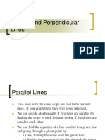 Parallel and Perpendicular Lines