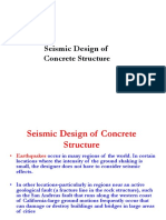 Seismic Design of Concrete Structure