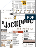 Viewpoint Brewing Co. Menu