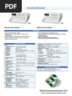 Function Generator: Gfg-8217A (3Mhz) Gfg-8219A (3Mhz)