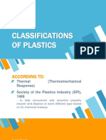 Classifications of Plastics