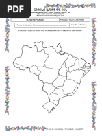 Mapa Dos Adjetivos Pátrios II Unidade