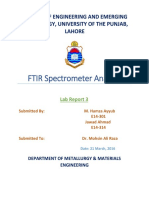 FTIR Spectrometer Analysis