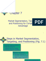 Market Segmentation, Targeting, and Positioning For Competitive Advantage