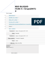 Quiz 2 - Semana 6 MATEMATICA II 2 Intento