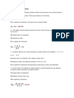 Ejercicios de Combinatoria