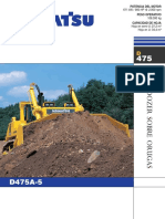 Bulldozer D475a-5 Komatsu