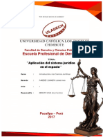 Aplicación Del Sistema Jurídico en El Espacio y Tiempo