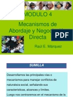  Mecanismos de Abordaje y Negociacion Directa 