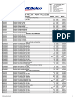 Lista de Precios Ac Delco 2016