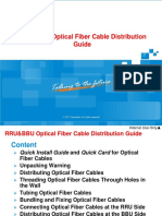 RRU-BBU Optical Fiber Cable Distribution Guide (GCUW)