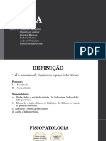 Semiologia e Fisiopatologia Do Edema