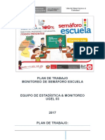 Plan de Monitoreo - Semáforo Escuela 2017