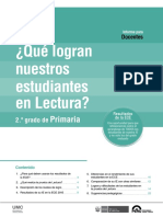 Qué Logran Nuestros Estudiantes en La ECE 2do. Grado de Primaria Informe para Docentes PDF