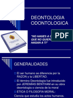 Teoria de Deontologia Odontológica