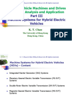 Electric Vehicle Machines and Drives - Design, Analysis and Application