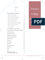 Teachers College: Cademic Epartments and Rograms