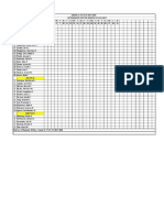 Atendance Sheet July