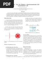 Polarización - Ley de Malus y Funcionamiento Del Sacarímetro