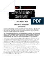 Pyramid Magazine - Creatures of The Night - Alien Space Bats For GURPS 4th Edition