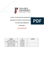 Site Surveying Report (Levelling)