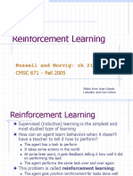 Reinforcement Learning: Russell and Norvig: CH 21