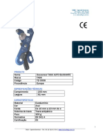 Ficha Técnica - Descensor AUTO Blocante TASK - TD0006