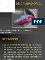 Cancer de Cavidad Oral