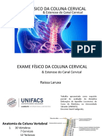 Exame Coluna Cervical