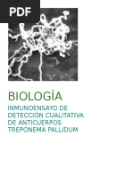 Inmunocromatografia de Sífilis