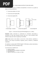 Uniones y Conexiones en Estructuras de Acero