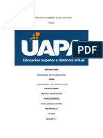 Tarea #4 de Sociología de La Educación