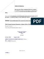 Doctrine of Constitutional Supremacy - Sameer Overseas Placement V Cabiles GR No 170139 August 5 2014