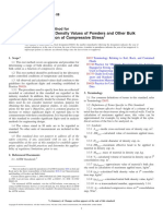 ASTM D6683-03 - Standard Test Method For Measung Bulk Density Valures of Powders and Other Bulk Solid