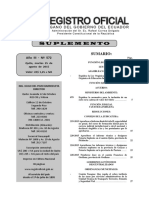 Ley Reformatoria A La Ley Orgánica de Educación Intercultural