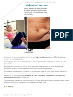 6 Ejercicios para Deshacerte de La Grasa Abdominal