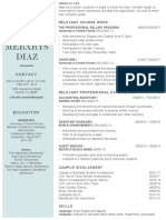 Diaz Merarys Resume - Revised 7 13 17