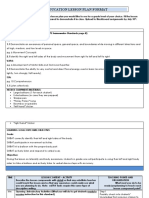 Edu 543 Pe Lesson Plan